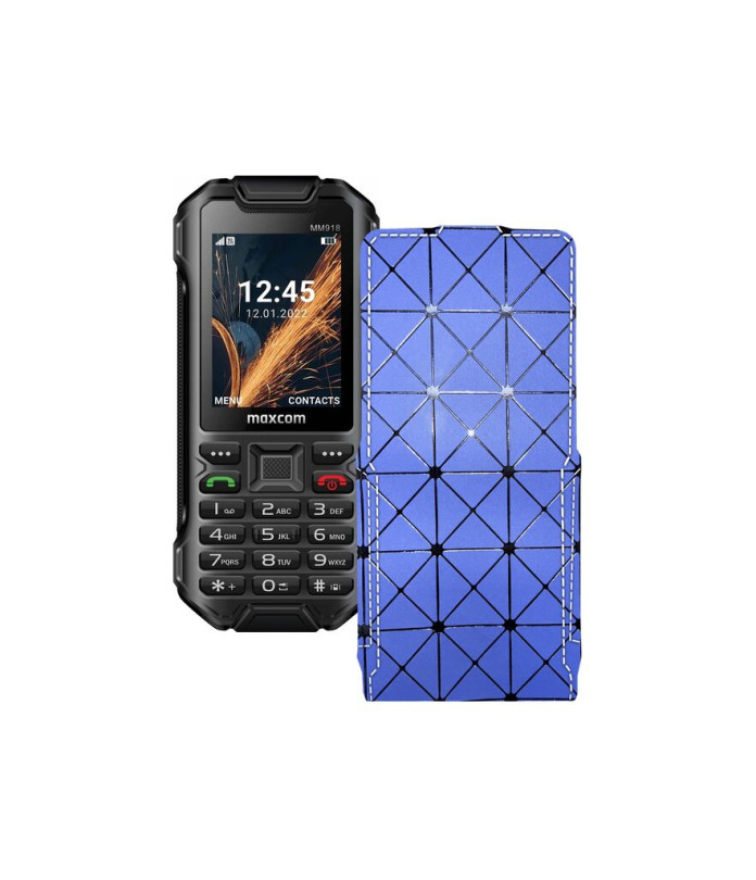 Чохол-флип з екошкіри для телефону Maxcom MM918