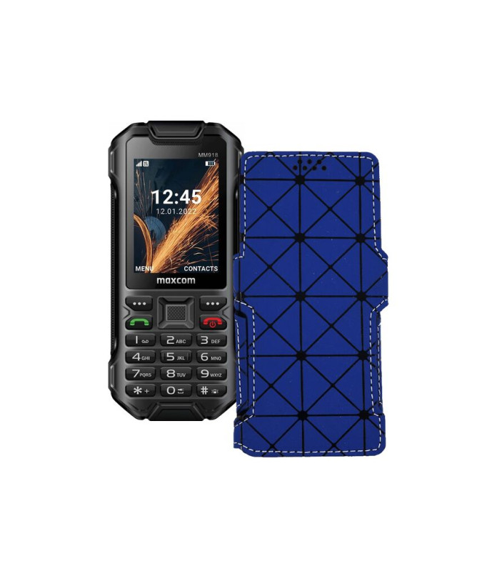 Чохол-книжка з екошкіри для телефону Maxcom MM918