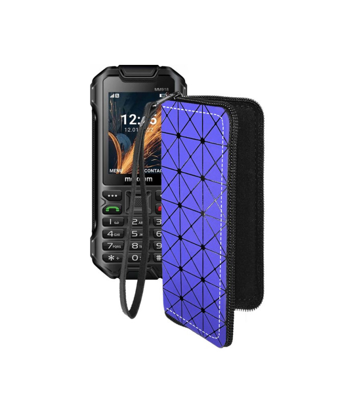 Чохол-гаманець з екошкіри для телефону Maxcom MM918
