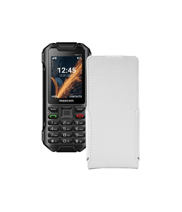 Чохол-флип з екошкіри для телефону Maxcom MM918