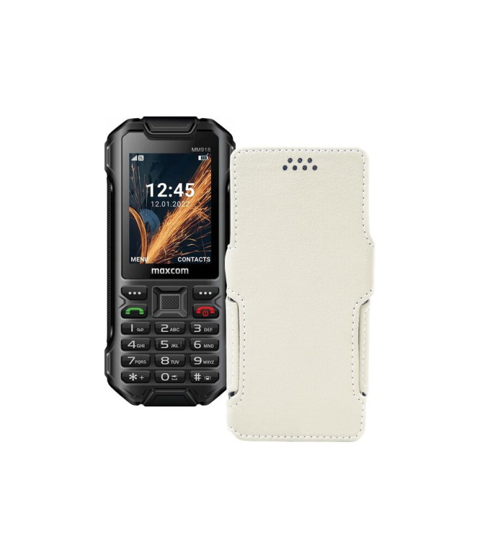 Чохол-книжка з екошкіри для телефону Maxcom MM918
