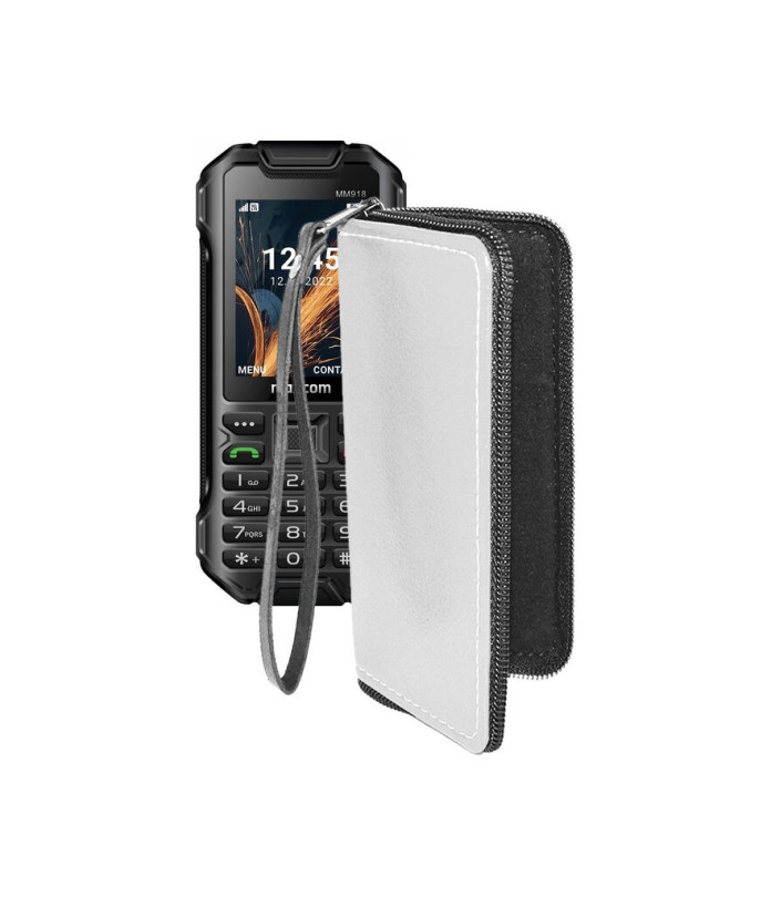 Чохол-гаманець з екошкіри для телефону Maxcom MM918