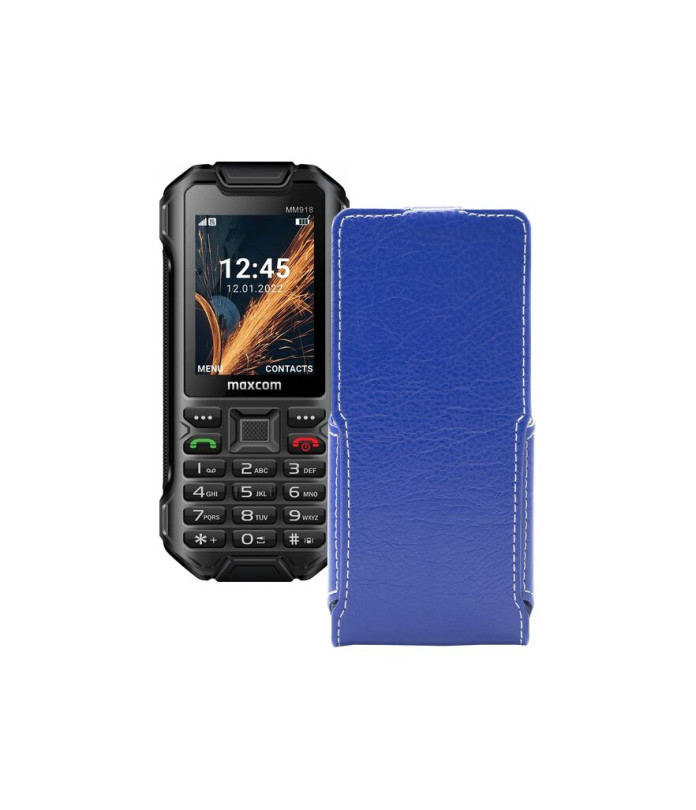 Чохол-флип з екошкіри для телефону Maxcom MM918