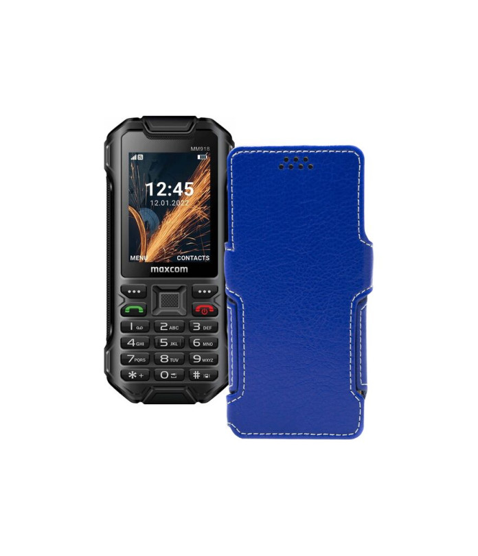 Чохол-книжка з екошкіри для телефону Maxcom MM918