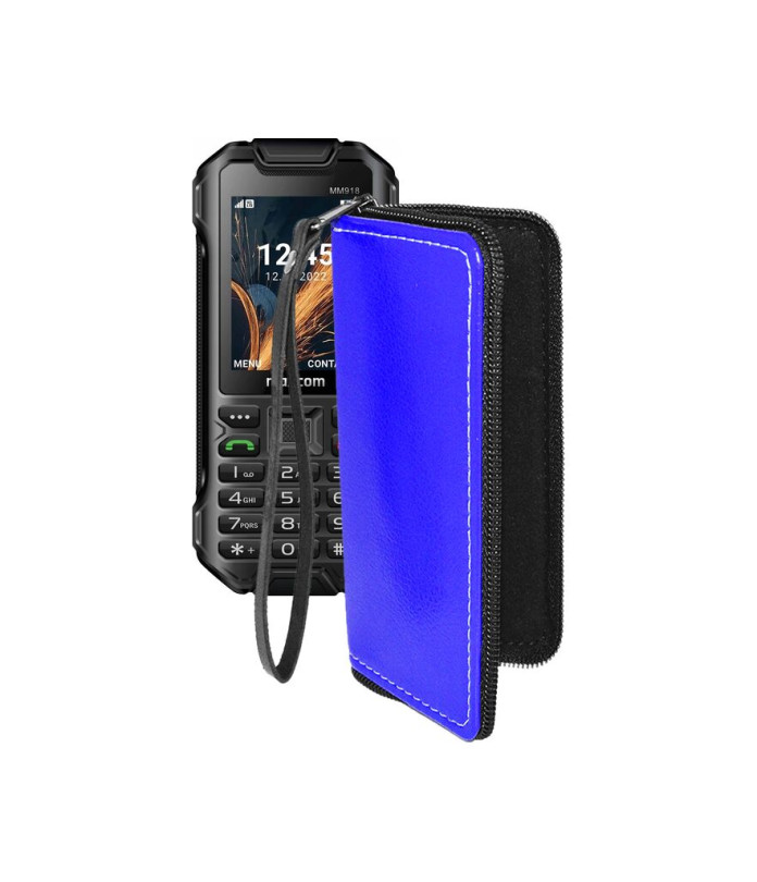 Чохол-гаманець з екошкіри для телефону Maxcom MM918