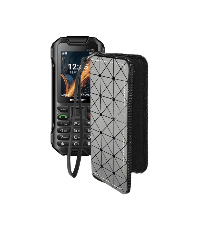 Чохол-гаманець з екошкіри для телефону Maxcom MM918