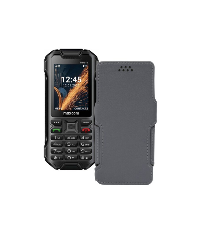 Чохол-книжка з екошкіри для телефону Maxcom MM918