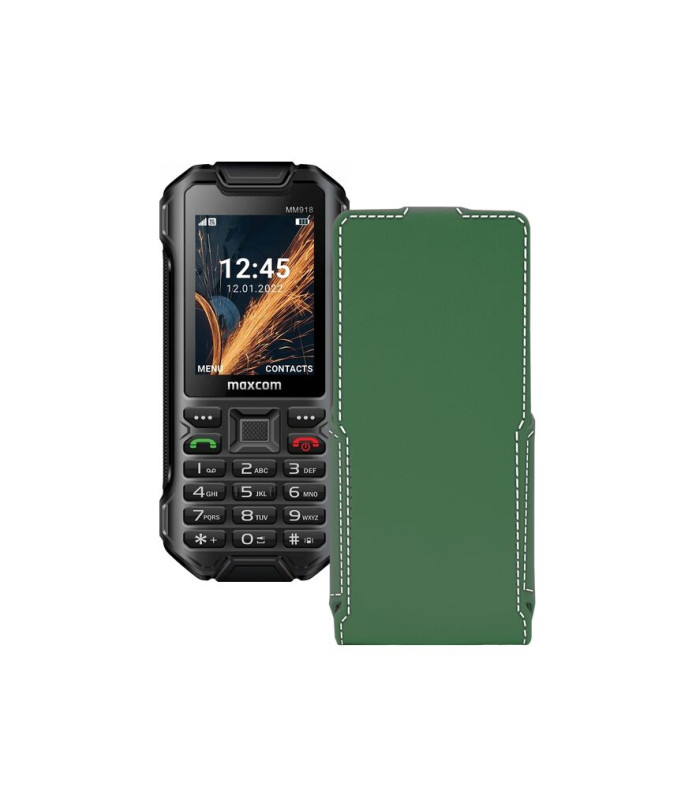 Чохол-флип з екошкіри для телефону Maxcom MM918