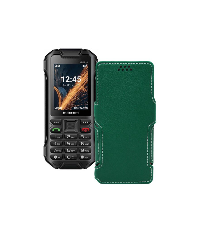 Чохол-книжка з екошкіри для телефону Maxcom MM918