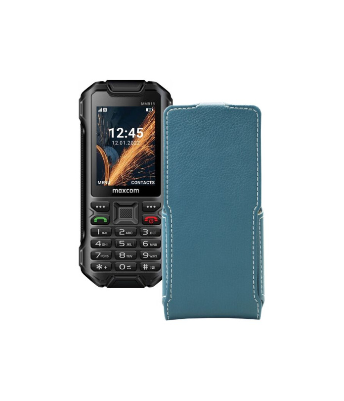 Чохол-флип з екошкіри для телефону Maxcom MM918