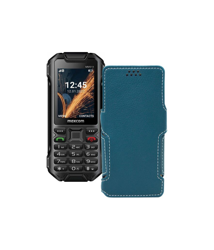 Чохол-книжка з екошкіри для телефону Maxcom MM918