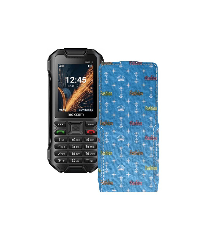 Чохол-флип з екошкіри для телефону Maxcom MM918