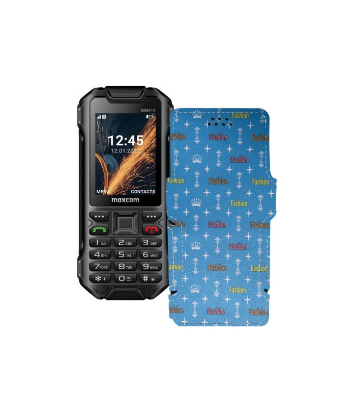 Чохол-книжка з екошкіри для телефону Maxcom MM918