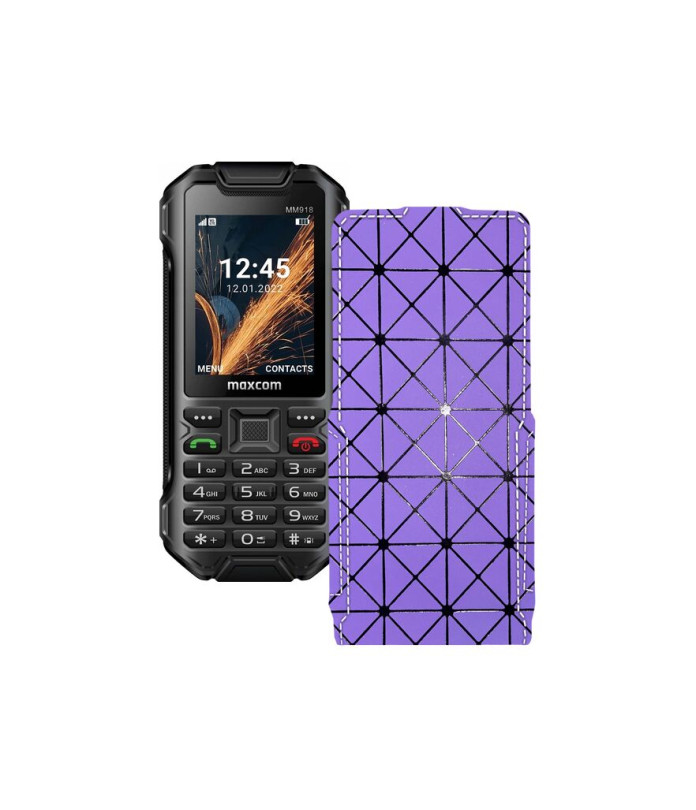 Чохол-флип з екошкіри для телефону Maxcom MM918