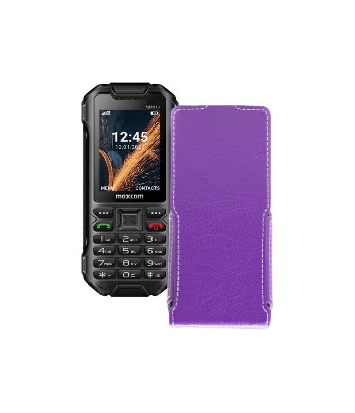 Чохол-флип з екошкіри для телефону Maxcom MM918