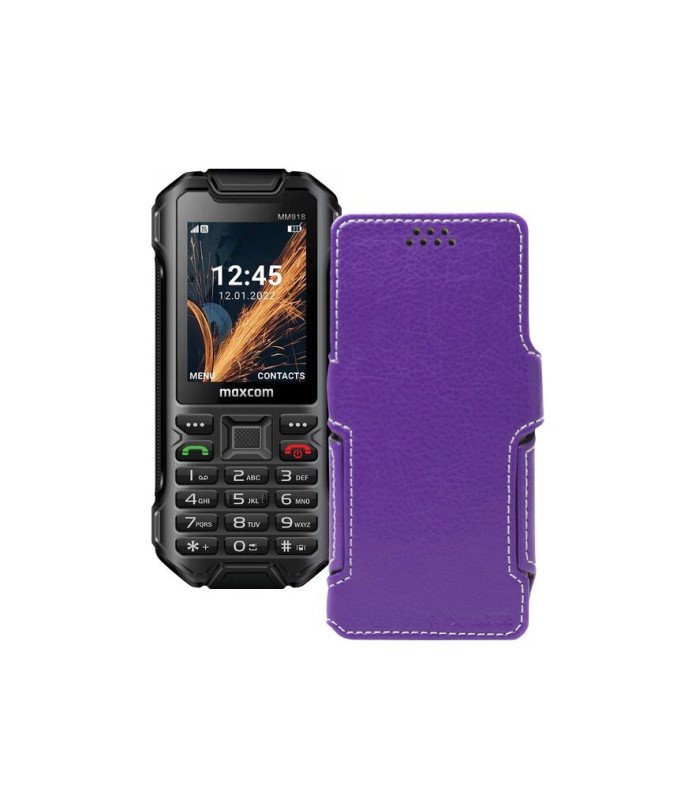 Чохол-книжка з екошкіри для телефону Maxcom MM918