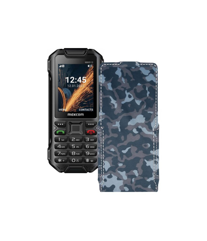 Чохол-флип з екошкіри для телефону Maxcom MM918