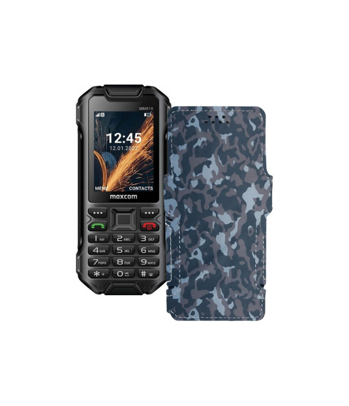 Чохол-книжка з екошкіри для телефону Maxcom MM918