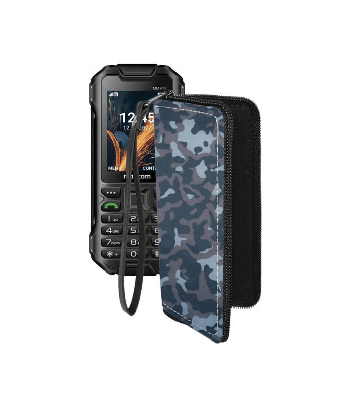 Чохол-гаманець з екошкіри для телефону Maxcom MM918