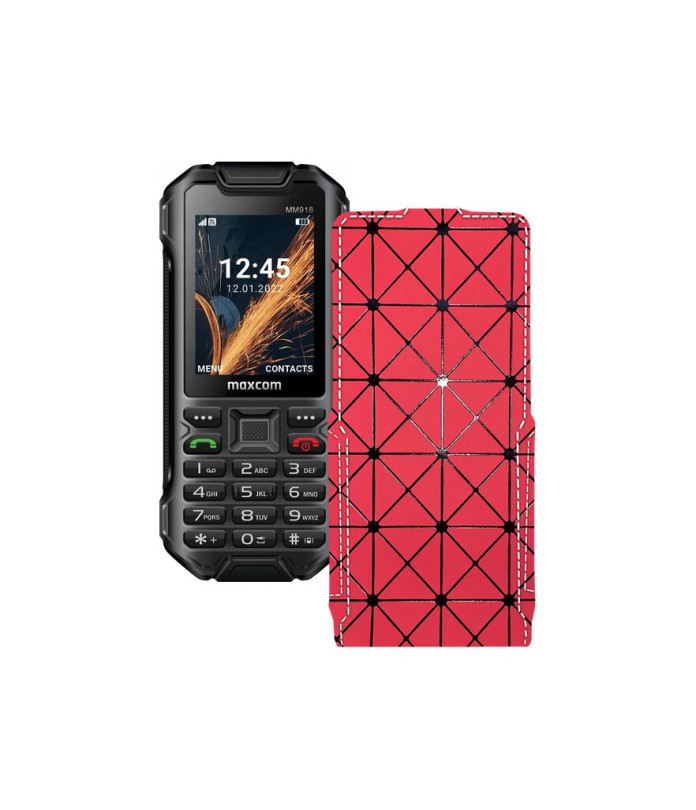 Чохол-флип з екошкіри для телефону Maxcom MM918
