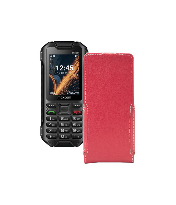 Чохол-флип з екошкіри для телефону Maxcom MM918