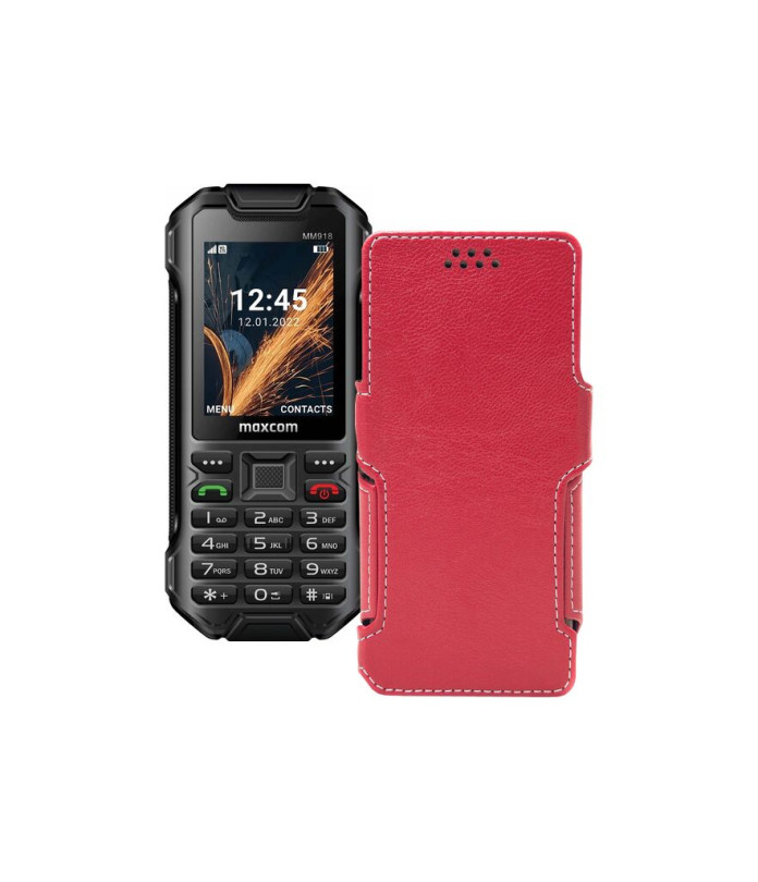 Чохол-книжка з екошкіри для телефону Maxcom MM918