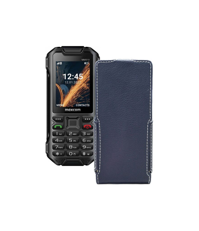 Чохол-флип з екошкіри для телефону Maxcom MM918