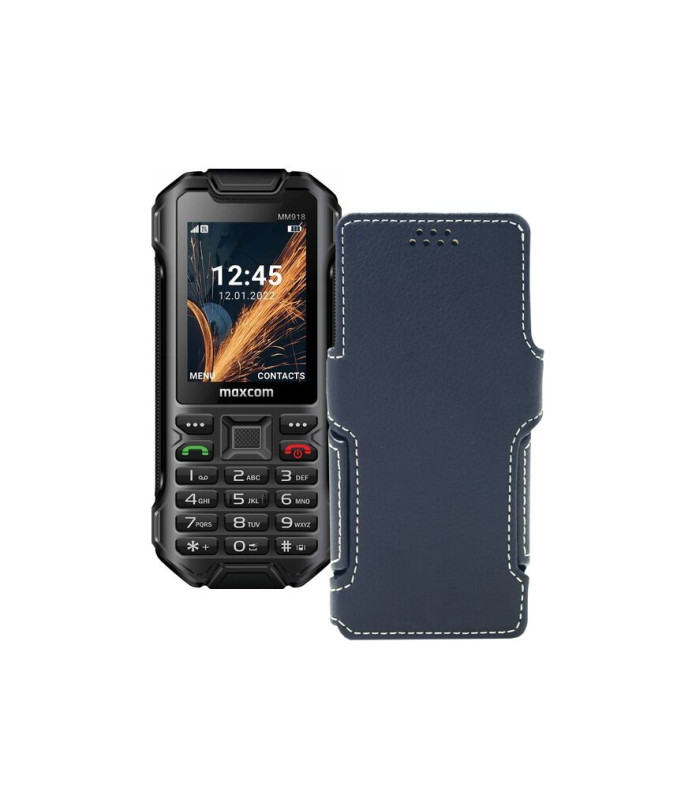 Чохол-книжка з екошкіри для телефону Maxcom MM918