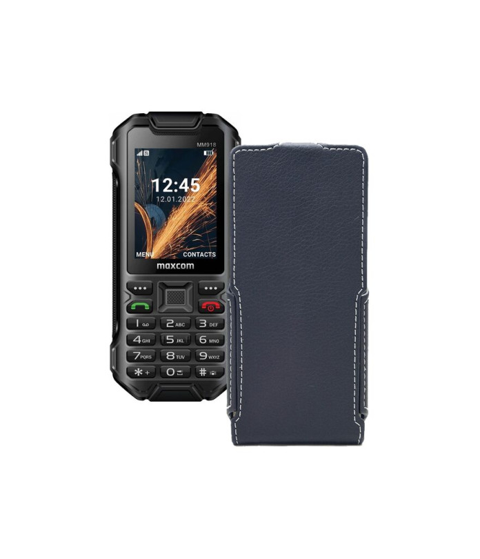 Чохол-флип з екошкіри для телефону Maxcom MM918