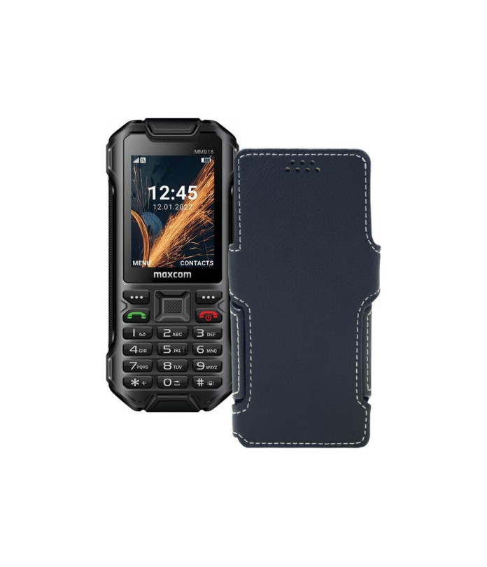 Чохол-книжка з екошкіри для телефону Maxcom MM918