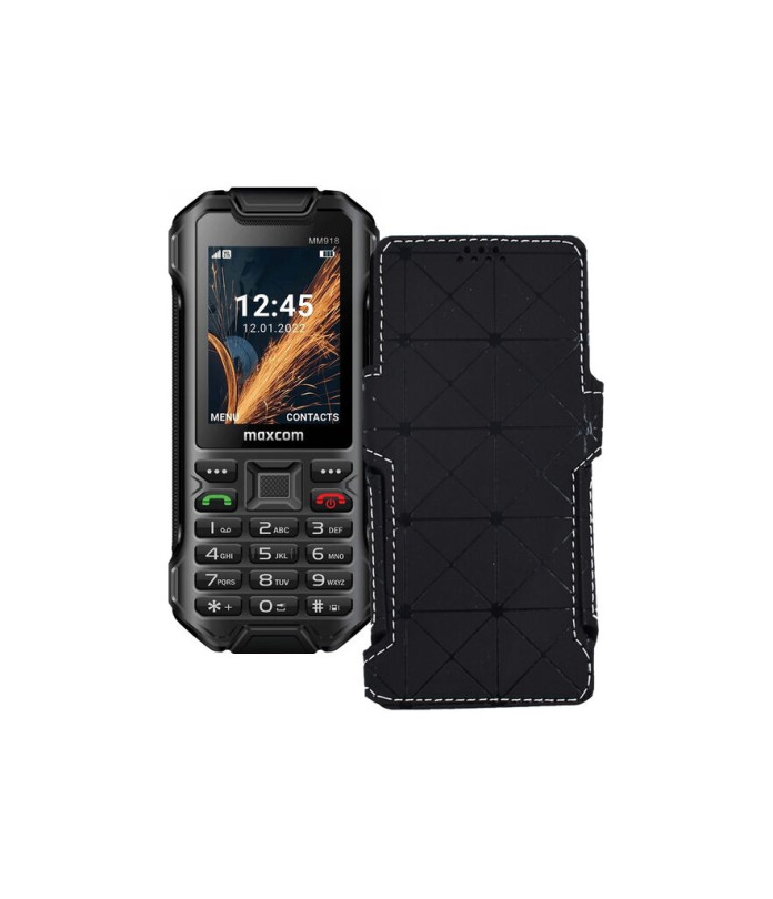 Чохол-книжка з екошкіри для телефону Maxcom MM918