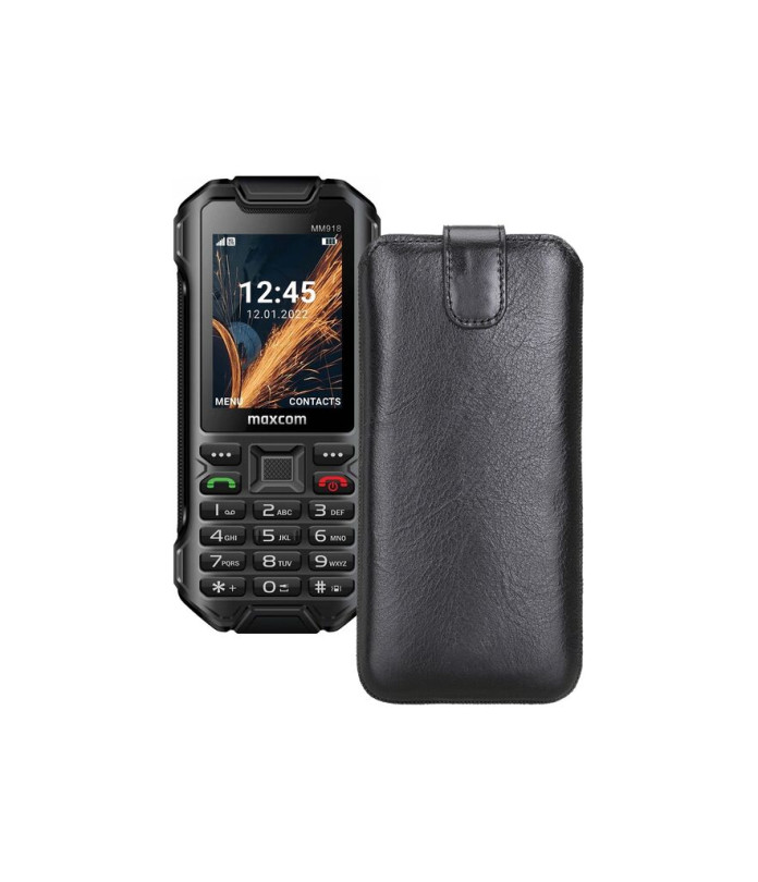 Витяжка зі шкіри для телефону Maxcom MM918