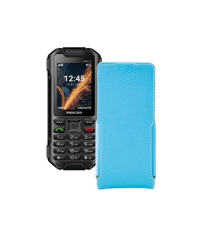 Чохол-флип з екошкіри для телефону Maxcom MM918