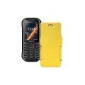 Чохол-книжка з екошкіри для телефону Maxcom MM918