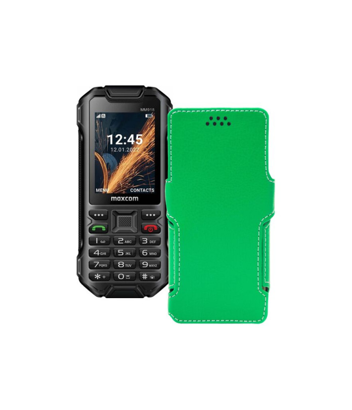 Чохол-книжка з екошкіри для телефону Maxcom MM918
