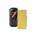 Чохол-книжка з екошкіри для телефону Maxcom MM918