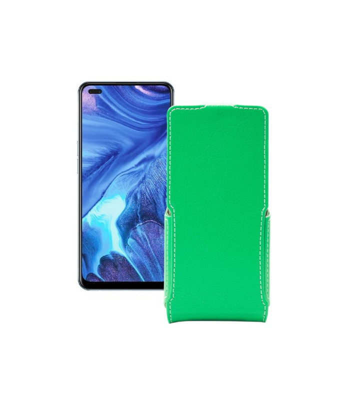 Чохол-флип з екошкіри для телефону OPPO reno 4F