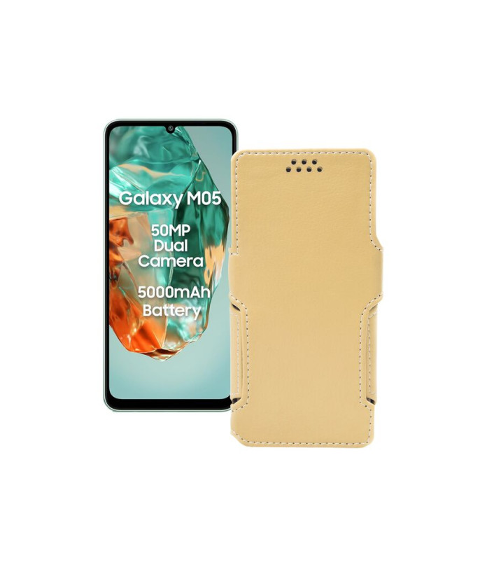 Чохол-книжка з екошкіри для телефону Samsung Galaxy M05 (M055)