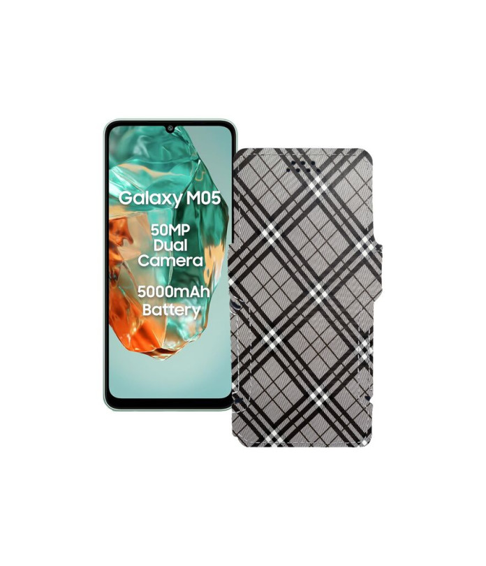 Чохол-книжка з екошкіри для телефону Samsung Galaxy M05 (M055)