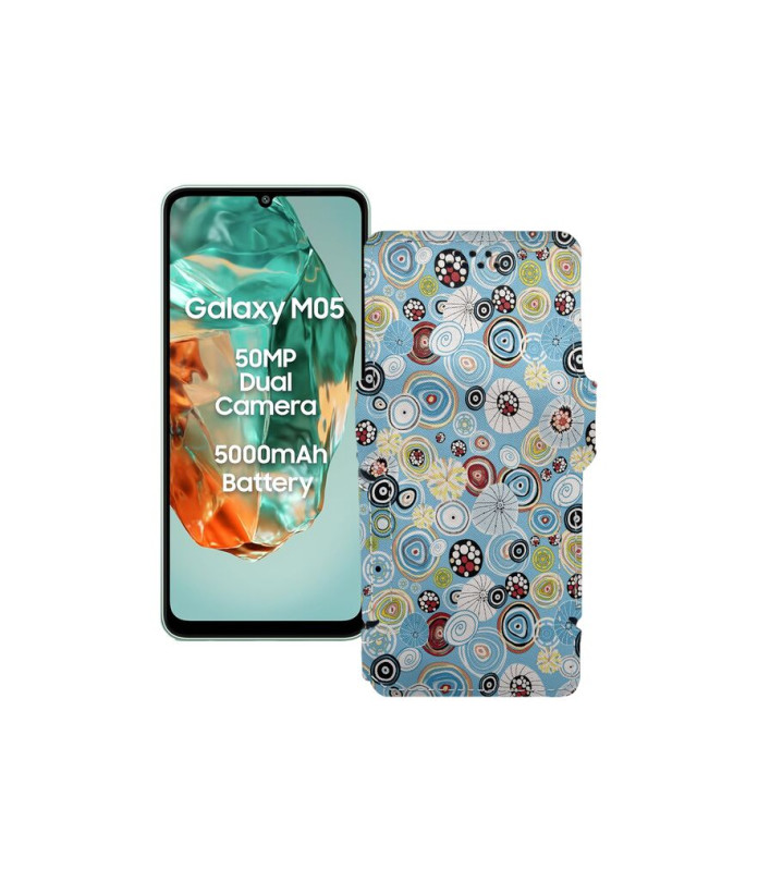 Чохол-книжка з екошкіри для телефону Samsung Galaxy M05 (M055)