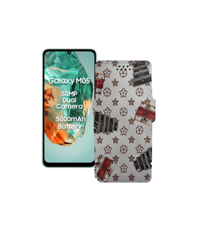 Чохол-книжка з екошкіри для телефону Samsung Galaxy M05 (M055)