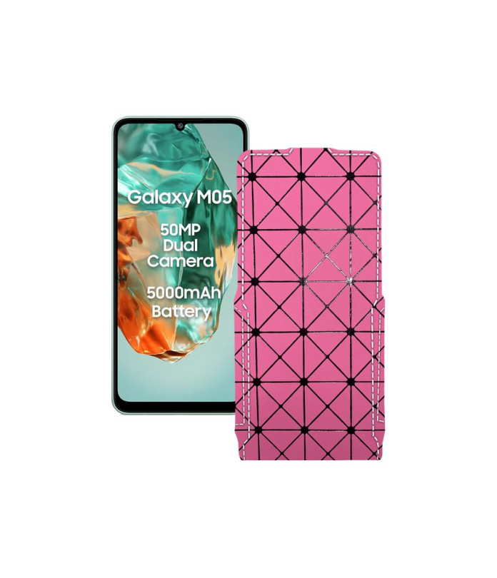 Чохол-флип з екошкіри для телефону Samsung Galaxy M05 (M055)