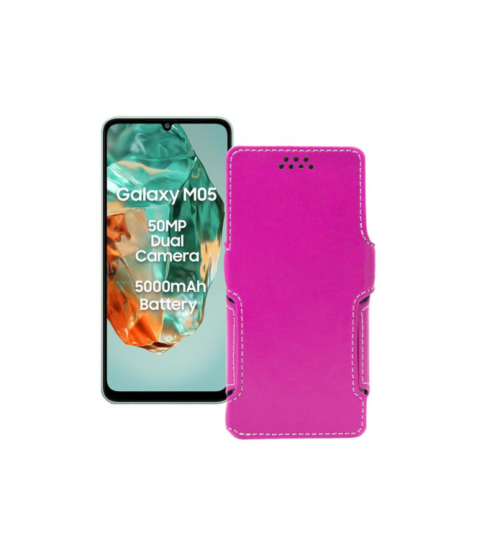 Чохол-книжка з екошкіри для телефону Samsung Galaxy M05 (M055)