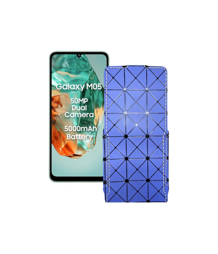 Чохол-флип з екошкіри для телефону Samsung Galaxy M05 (M055)