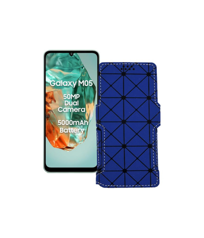 Чохол-книжка з екошкіри для телефону Samsung Galaxy M05 (M055)