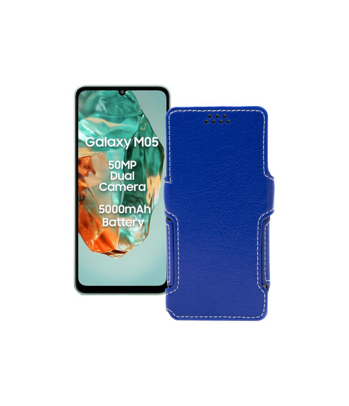 Чохол-книжка з екошкіри для телефону Samsung Galaxy M05 (M055)