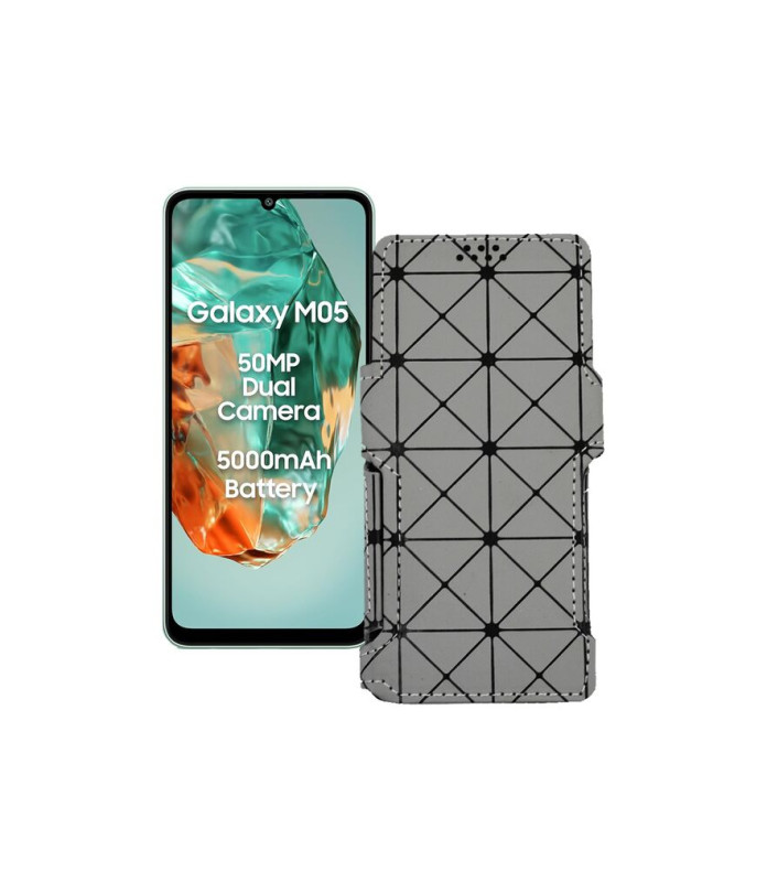 Чохол-книжка з екошкіри для телефону Samsung Galaxy M05 (M055)