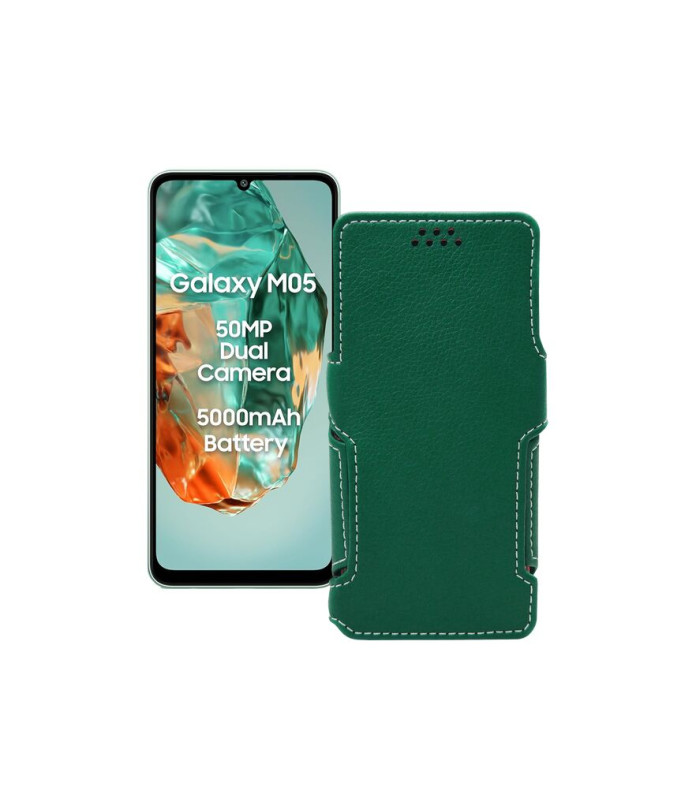 Чохол-книжка з екошкіри для телефону Samsung Galaxy M05 (M055)