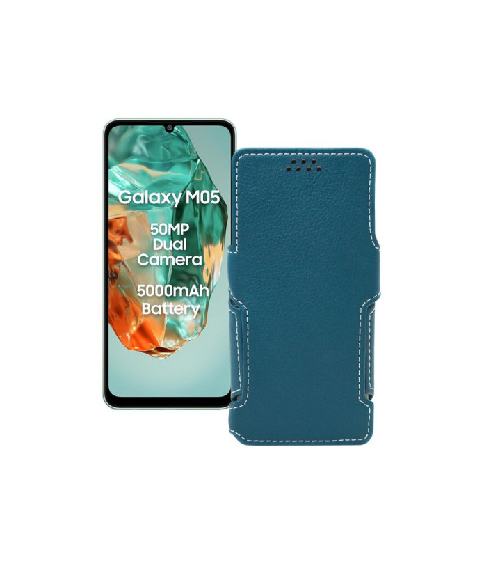 Чохол-книжка з екошкіри для телефону Samsung Galaxy M05 (M055)