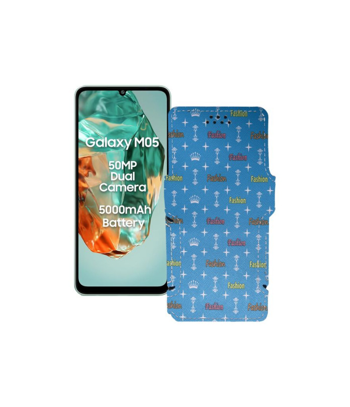 Чохол-книжка з екошкіри для телефону Samsung Galaxy M05 (M055)